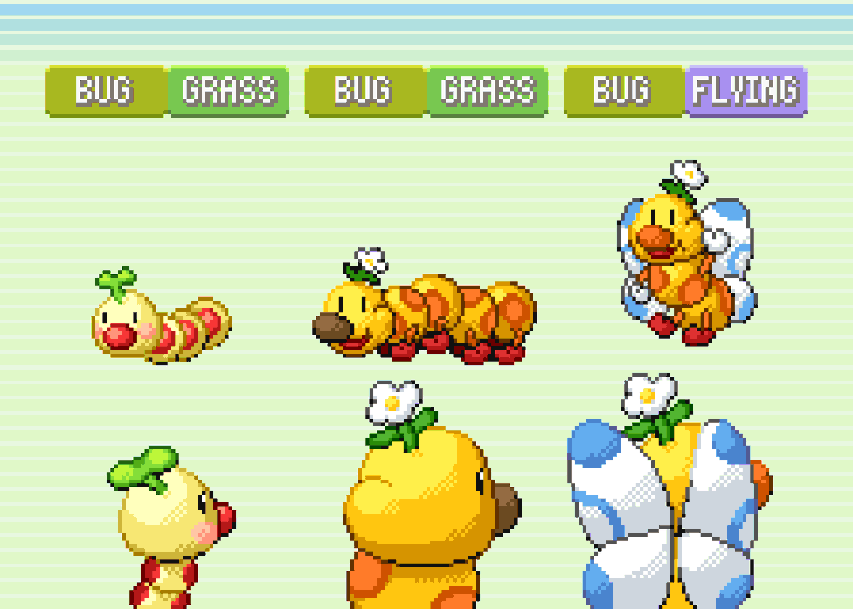 The obvious bug pokemon for the region