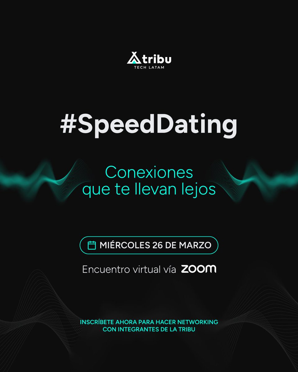¡VUELVE EL SPEED DATING! 🔥 Encontrá gente que está en tu misma etapa profesional, viviendo retos y aprendizajes parecidos a los tuyos.🤝🏻 Creá conexiones auténticas, descubrí oportunidades y formá alianzas con quienes comparten tu visión. 🗣️ Inspirate escuchando historias y