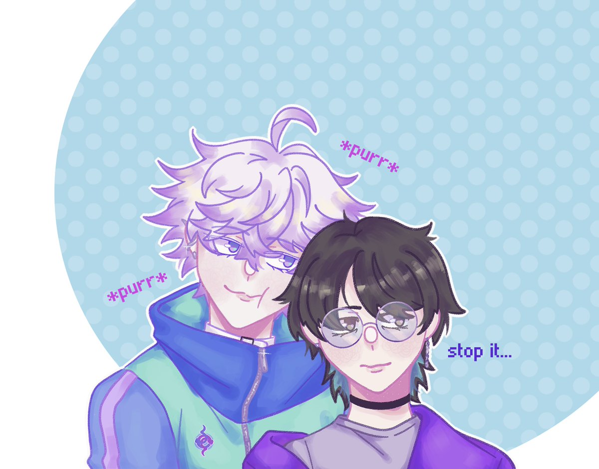 x_mitsuyozo's tweet photo. So, um yeah, he's teasing me like a cat (It's working)

🎨: @keiume_kana 

#yumetwt #prli夢 #prliプラス https://t.co/Z0ZiliWIyV