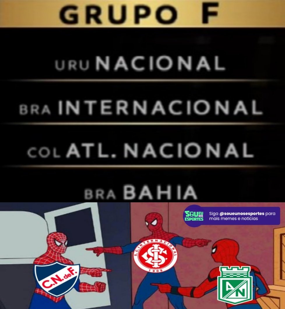 soueunoesporte's tweet photo. O grupo F da Libertadores assim https://t.co/TzWN8DQy5A