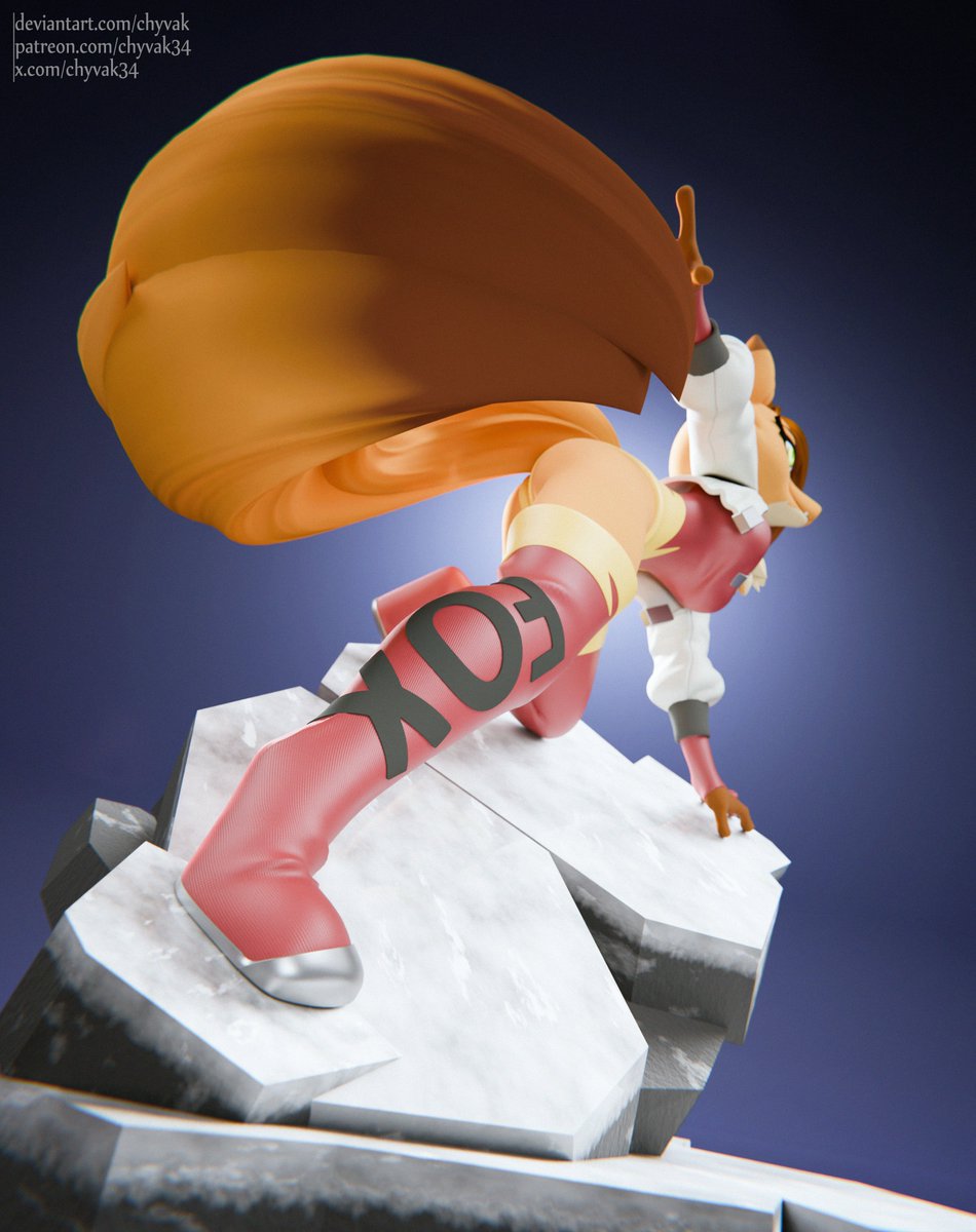 chyvak34's tweet photo. Graceful and stylish fox on the edge~
commission for @SneakyRatGal https://t.co/9eAuhORUwu