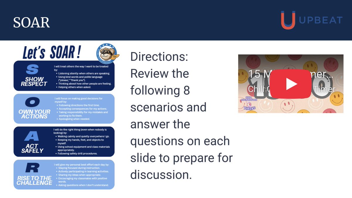 RTEFlightStatus's tweet photo. Today our Flight Crew participated in Strategy Session #3 to practice Respectful Redirection in response to scenarios using our revised schoolwide expectations. We’re using @TeachUpbeat survey results to improve school climate. ✈️ #PlanDoStudyAct  @RichlandTwo @MiraEducation https://t.co/TfS4SOIUji