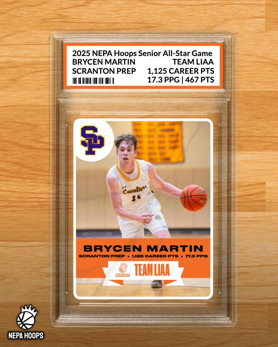 NEPA Hoops (@nepahoops) on Twitter photo SHARPSHOOTER & PLAYMAKER—MARTIN JOINS TEAM LIAA‼️🪣
☑️ Committed to <a href="/UrsinusMBB/">Ursinus Basketball</a>
☑️ 467 points this season (17.3 PPG)
☑️ 1,125 career points
☑️ 40.4% from three 🎯
☑️ 3.8 RPG | 3.0 APG | 1.5 SPG
☑️ LIAA Division 1 Champion & State Sweet 16 Appearance
<a href="/BrycenMartin11/">Brycen Martin</a> played a SHARPSHOOTER & PLAYMAKER—MARTIN JOINS TEAM LIAA‼️🪣
☑️ Committed to <a href="/UrsinusMBB/">Ursinus Basketball</a>
☑️ 467 points this season (17.3 PPG)
☑️ 1,125 career points
☑️ 40.4% from three 🎯
☑️ 3.8 RPG | 3.0 APG | 1.5 SPG
☑️ LIAA Division 1 Champion & State Sweet 16 Appearance
<a href="/BrycenMartin11/">Brycen Martin</a> played a