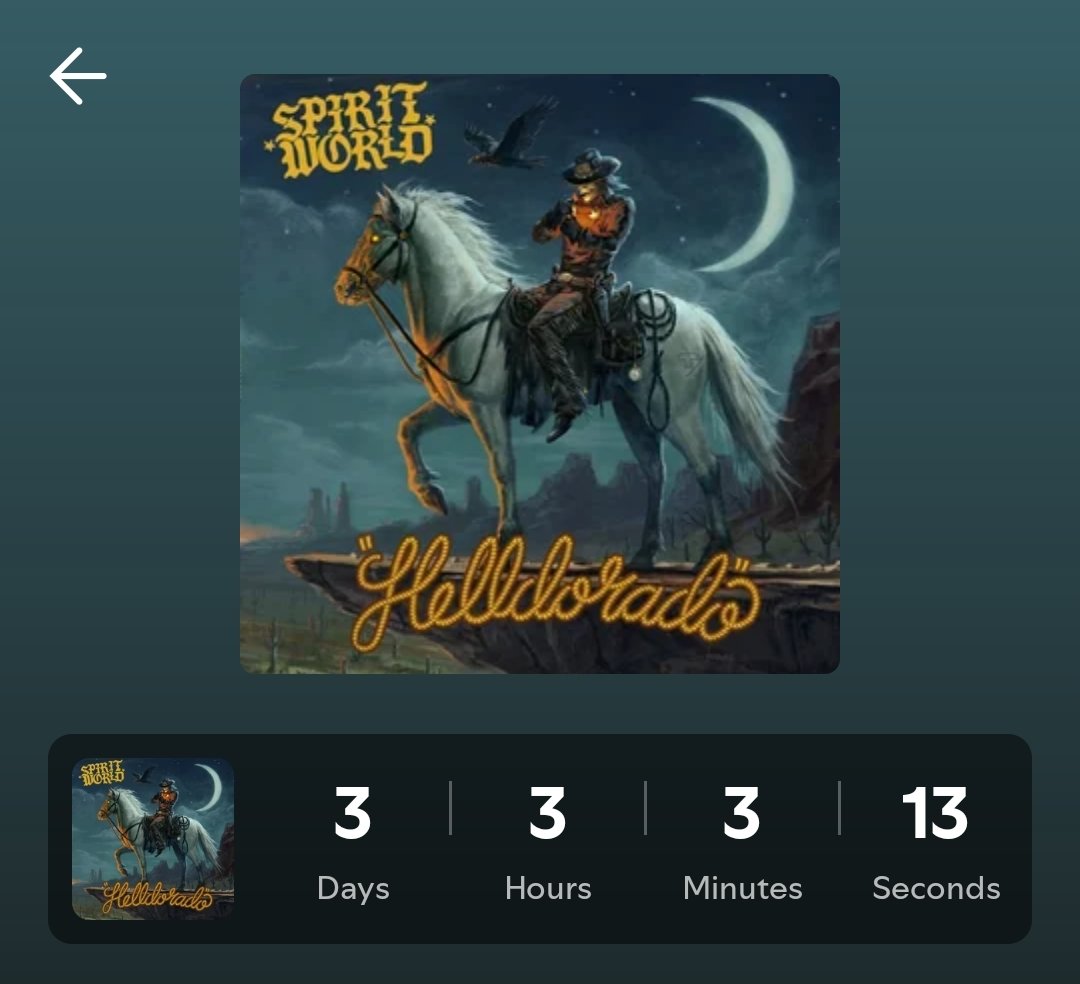 AnezOlana's tweet image. See you in 3 days to comment on this absolute fire 🔥

"But there's a darkness deep inside draggin' me down to hell"

bitches 🤪 

#Helldorado