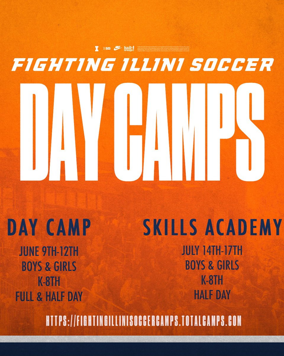 Katie Hultin(She/Her) (@katiehultin) on Twitter photo Days Camps are filling up! We can’t wait to see you this summer at <a href="/IlliniSoccer/">Illinois Soccer</a> camps!
…htingillinisoccercamps.totalcamps.com Days Camps are filling up! We can’t wait to see you this summer at <a href="/IlliniSoccer/">Illinois Soccer</a> camps!
…htingillinisoccercamps.totalcamps.com