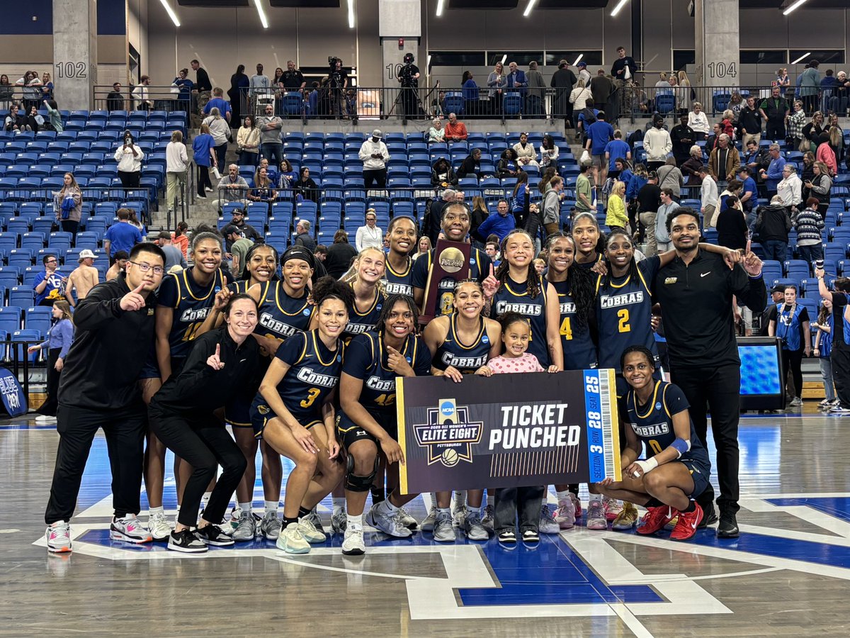 𝑹𝑬𝑮𝑰𝑶𝑵𝑨𝑳 𝑪𝑯𝑨𝑴𝑷𝑺 🐍

The Coker Cobras are on to the Elite Eight in Pittsburgh!