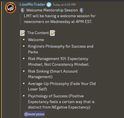 LiveMicTrader1's tweet image. Join us for free on Wednesday 4PM EST.