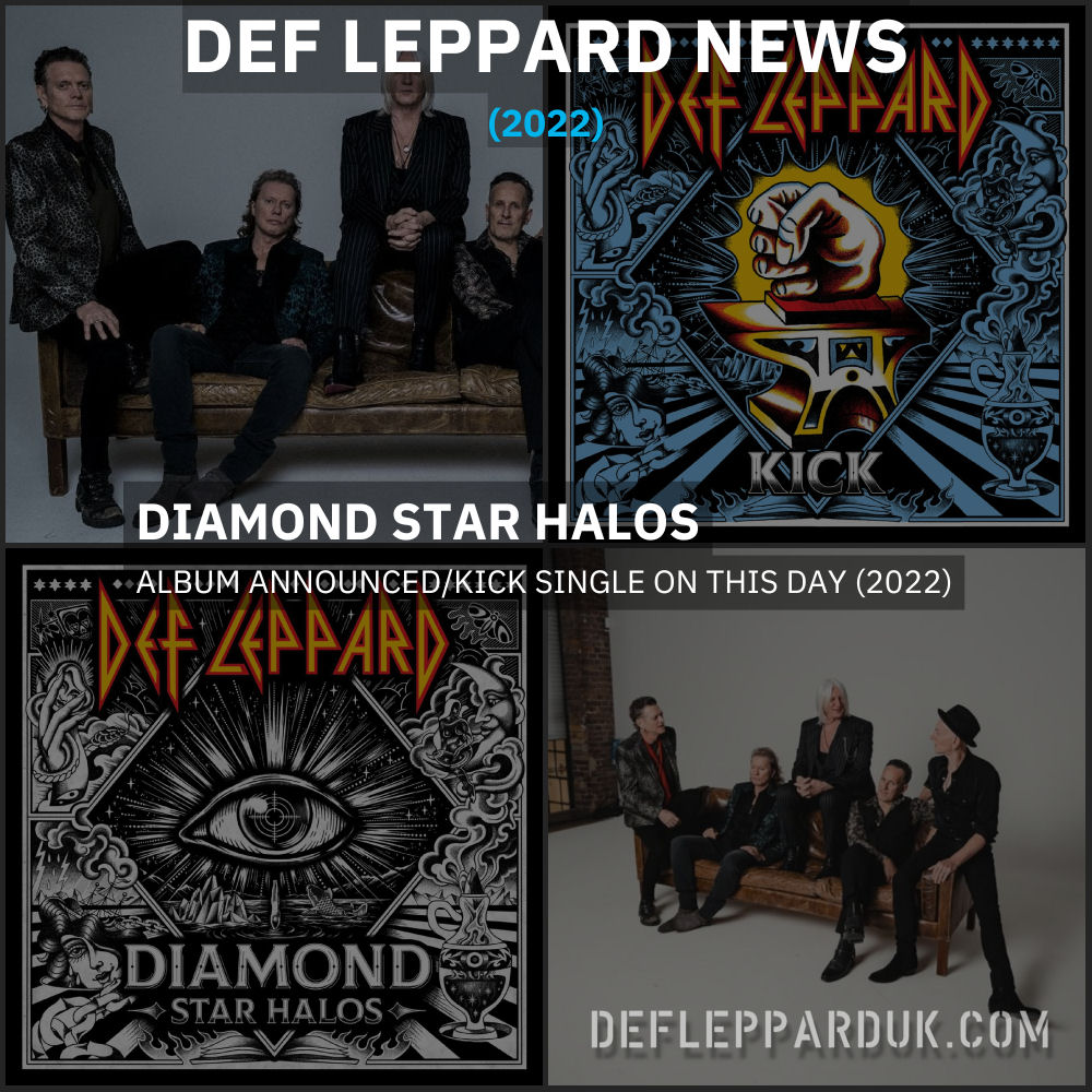 dltourhistory's tweet photo. Def Leppard News - 3 Years Ago DEF LEPPARD Announce DIAMOND STAR HALOS Album/Release KICK Single 🇬🇧💎
#JoeElliott - "I don't think we'll ever make a traditional record ever again."
#defleppard #diamondstarhalos #philcollen
https://t.co/WLDALkttUN https://t.co/0lWaaytoHL