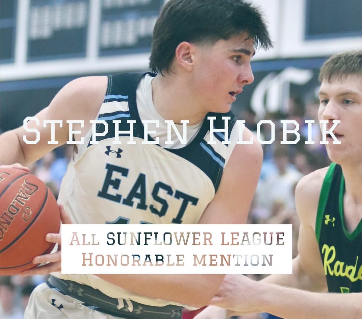 Congrats to Walt Jones and Stephen Hlobik on being named All-Sunflower League Honorable Mentions!  Proud of you both!