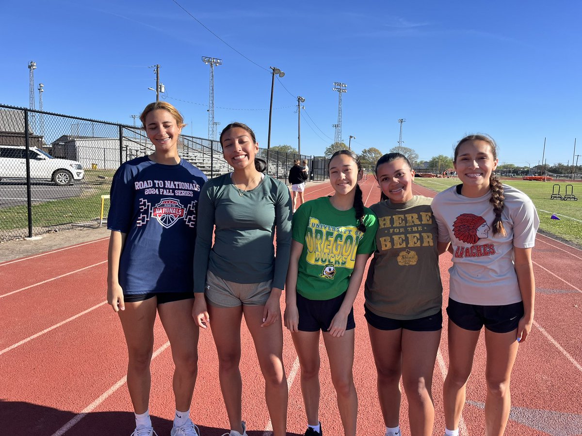 BealSestak's tweet photo. Commitment+Consistency =Success
#SPRINGBREAK2025. #LadyApacheTrack&Field https://t.co/ecFHdu4zeS