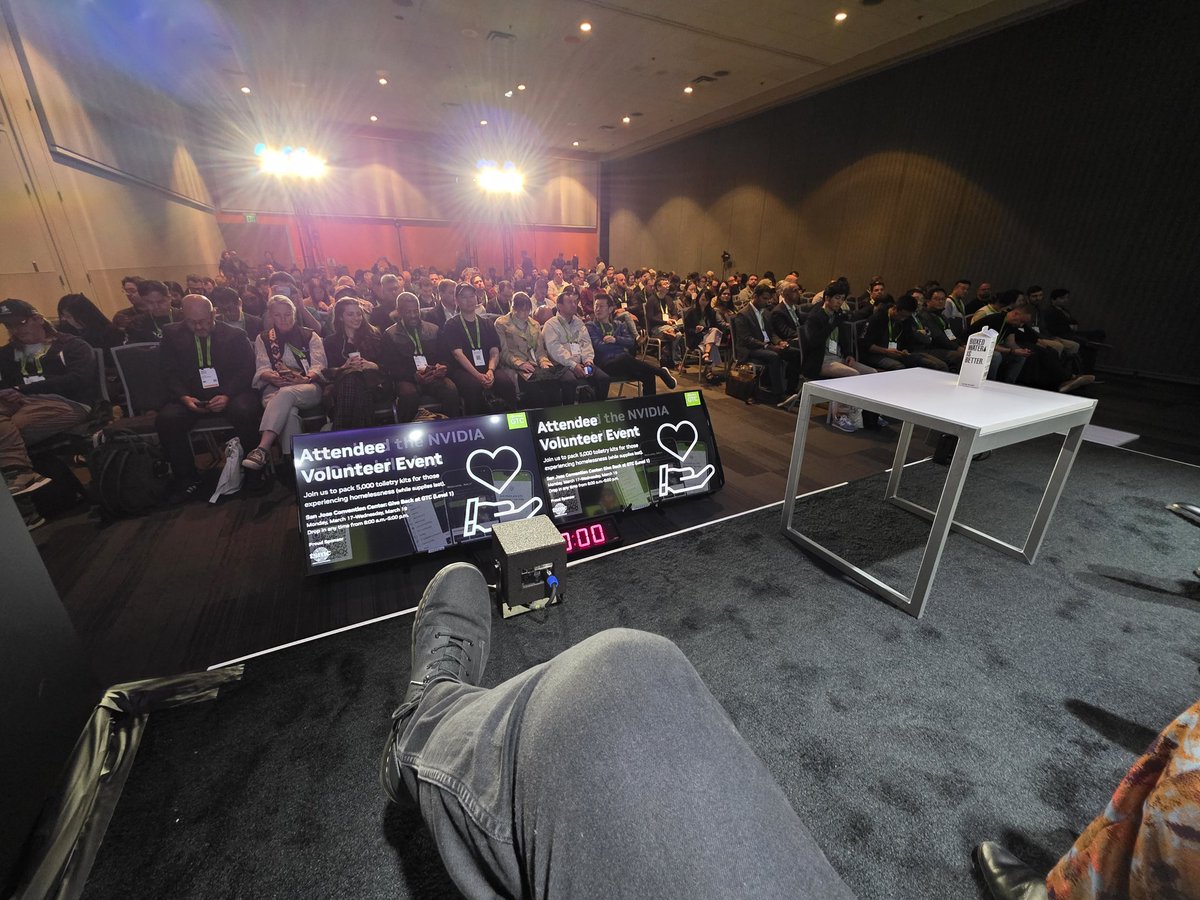 artBoffin's tweet photo. Panel-ing ... NVIDIA GTC #NvidiaGTC2025 https://t.co/KKlM8NkzPB