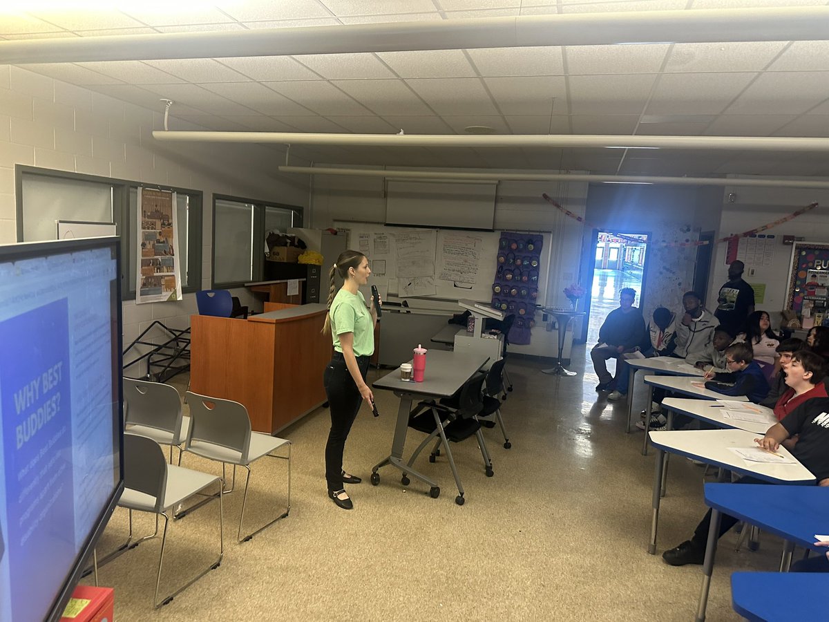 ExploreTJMS's tweet image. Public Service students got to hear about the amazing Best Buddies program in coordination with our Spread the Word campaign. Inclusion matters. @TJPatriots @ExploreJCPS @JCPSExploreEA