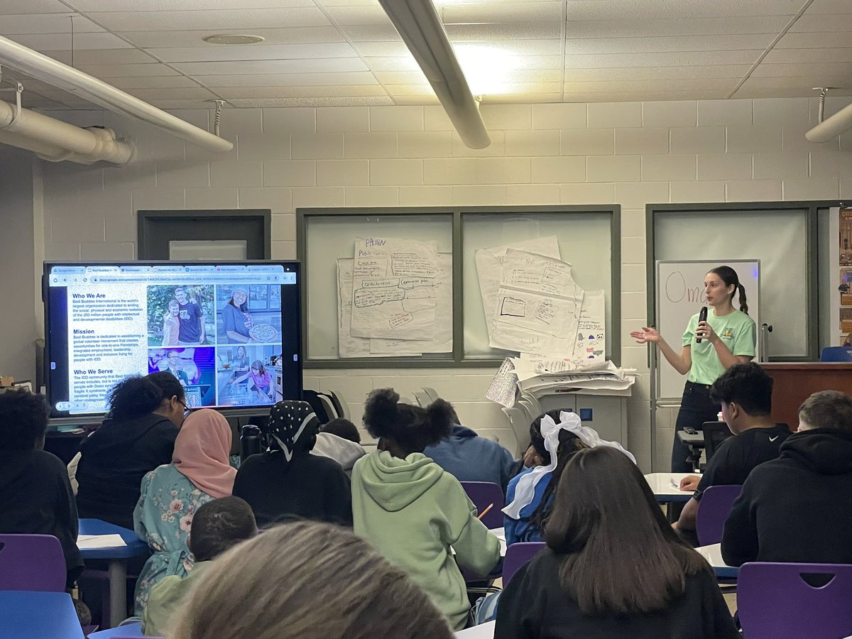 ExploreTJMS's tweet image. Public Service students got to hear about the amazing Best Buddies program in coordination with our Spread the Word campaign. Inclusion matters. @TJPatriots @ExploreJCPS @JCPSExploreEA