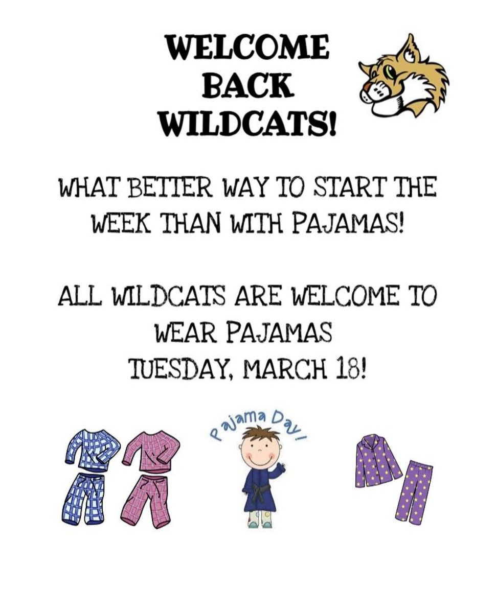Presa Elementary School (@presa_wildcats) on Twitter photo <a href="/Presa_Wildcats/">Presa Elementary School</a> <a href="/presa_library/">Presa ES Library</a> <a href="/Banegas19Wendy/">Wendy Banegas</a> <a href="/AlexCamack/">Alex Camack 🐾</a>
<a href="/YISD_enEspanol/">YsletaISD_enEspañol</a>
Welcome Back Wildcats 🐾! We are looking forward to seeing you 😀 tomorrow. Wear your pajamas 🫶.
#OneTribe🏹
#BowUp
#WeArePresa
#WeDeliverExcellence
#thedistrict <a href="/Presa_Wildcats/">Presa Elementary School</a> <a href="/presa_library/">Presa ES Library</a> <a href="/Banegas19Wendy/">Wendy Banegas</a> <a href="/AlexCamack/">Alex Camack 🐾</a>
<a href="/YISD_enEspanol/">YsletaISD_enEspañol</a>
Welcome Back Wildcats 🐾! We are looking forward to seeing you 😀 tomorrow. Wear your pajamas 🫶.
#OneTribe🏹
#BowUp
#WeArePresa
#WeDeliverExcellence
#thedistrict