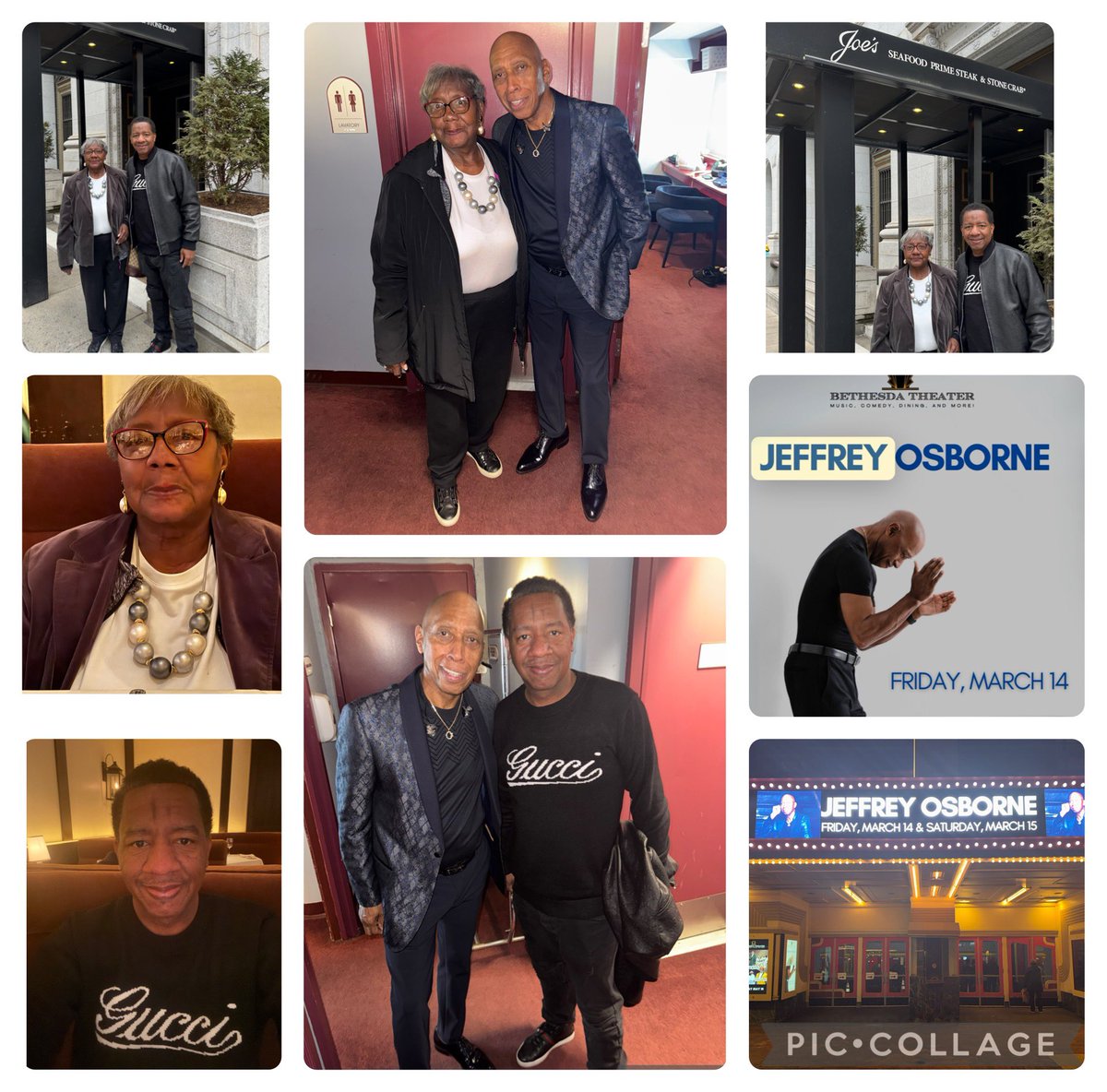 MikeWhitaker03's tweet photo. My Mom had a great time this past weekend! I took Moms to @_JeffreyOsborne concert 🎤🎶 and she enjoyed going down Memory lane to Jeffrey Osborne music catalog! The highlight was getting my Mom to meet the music Legend “Jeffrey Osborne”! #datewithmom #jeffreyosborne https://t.co/Fux6FYAXhF