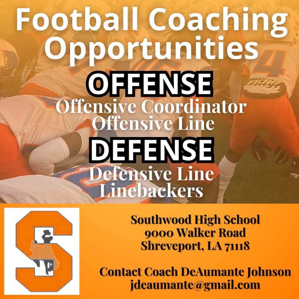Come be apart of something special that’s about to take place at 9000 Walker road!!

Please email Coach Johnson