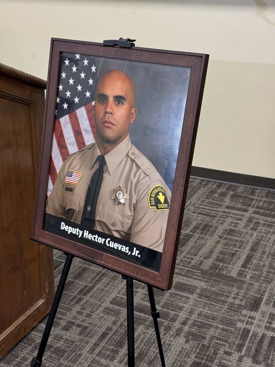San Bernardino County Sheriff’s Deputy Hector Cuevas, Jr. ID’d as deputy killed in pursuit related crash in Victorville. He was 36 years old.