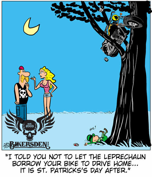 🍀 Ride Smart This St. Patrick’s Day! 🍀

Wishing all our fellow riders a Happy (and SAFE) St. Patrick’s Day! 🍻💚

#RideSafe #StPatricksDay #MotorcycleLife #LeprechaunDown #BikersDen