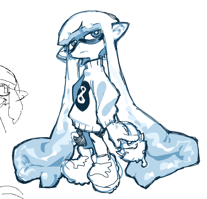 イカガール(スプラトゥーン) ,インクリング 「splatoon 」|donのイラスト