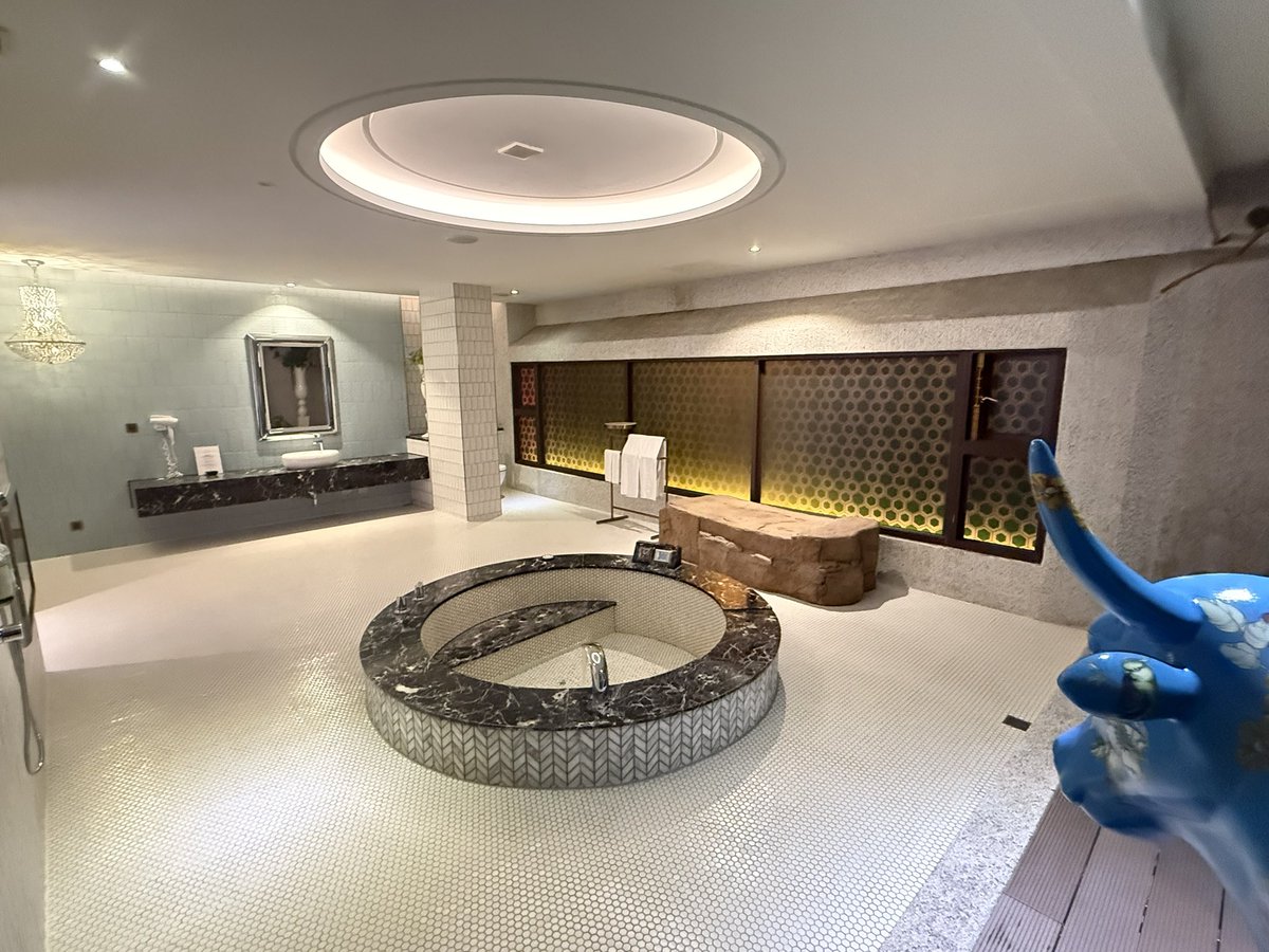 E：今天の房間也太大了吧！🤨
 
       喜歡這種不擁擠的感覺😋

       床上叫起來~是否會有回音呢!😎

       #中部夫妻
       #肉感人妻