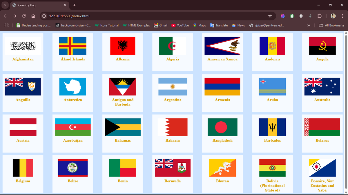 ObaaYaa_Dora's tweet image. Day 45 - 48 of my #100DaysOfCode with @stechie_school 
We were tasked to do this using HTML and CSS, however, focusing on only the flag and the country name. This project should have taken me less than 1 hour but it took ....

#PersistenceIsKey
 @Zerebel_ @kwesi_dadson @LotusesK