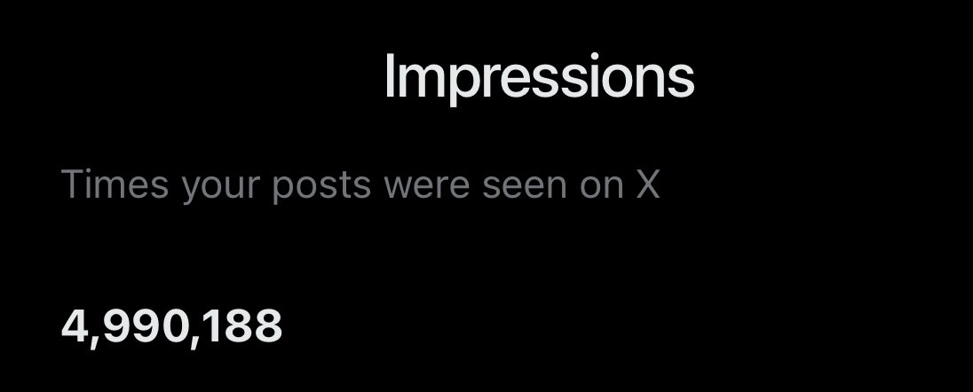 walsxbt's tweet image. It’s the final countdown! ⌛️

Less than 10,000 impressions left until the 5M requirement to activate X monetization. 

I’ve been yapping for 4 years, about to experience @elonmusk bucks 🤑

If you ever liked or replied to my tweets, thanks for making it happen! 🫶