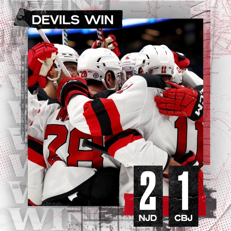 NJDevils's tweet photo. DUB SECURED.