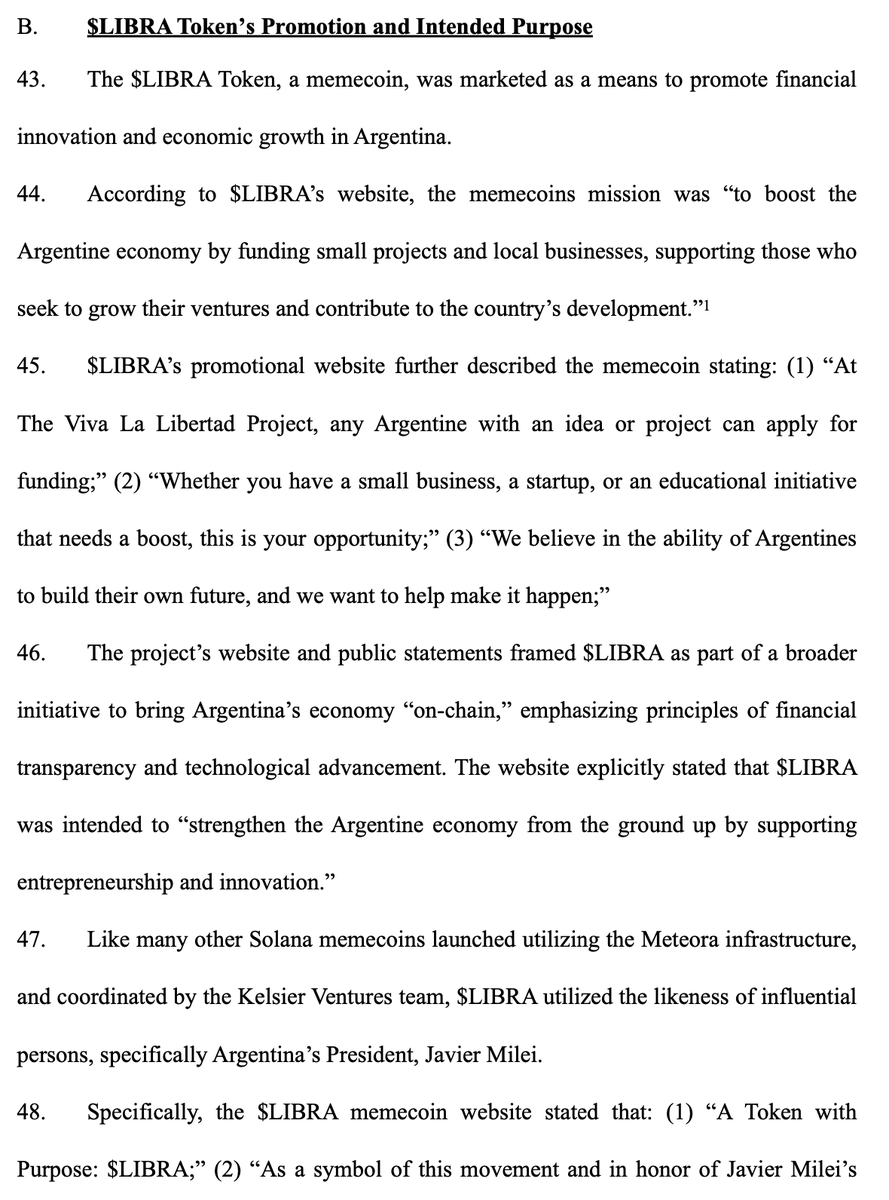 BurwickLaw's tweet photo. The complaint details how, according to our allegations, one-sided liquidity pools were used to artificially inflate $LIBRA’s price. We further allege that approximately 85% of supply was withheld at launch, enabling insiders to profit while everyday buyers bore the losses. https://t.co/rCsP4XA96q