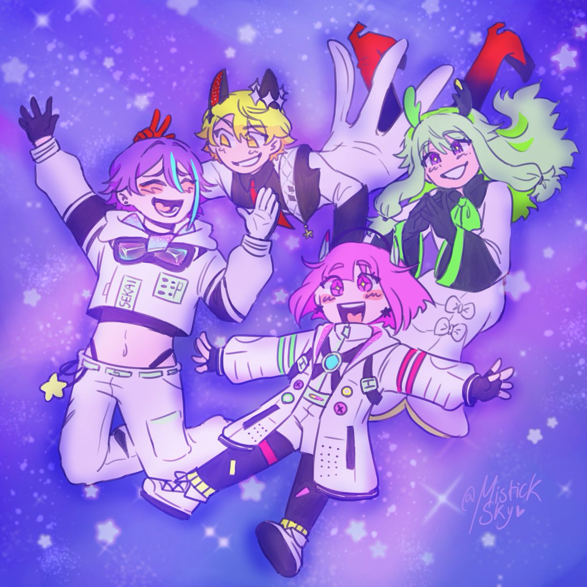 MistickSky's tweet photo. Day 5: Aliensss!!π½ #PolyshoWeek2025 #prsk_FA https://t.co/uQbVHbqM5a