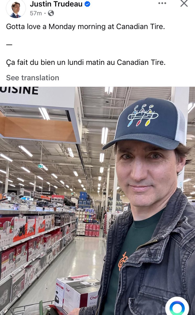Trudeau lost his job just a week ago and he’s already posting like a man who lost his job ten years ago.