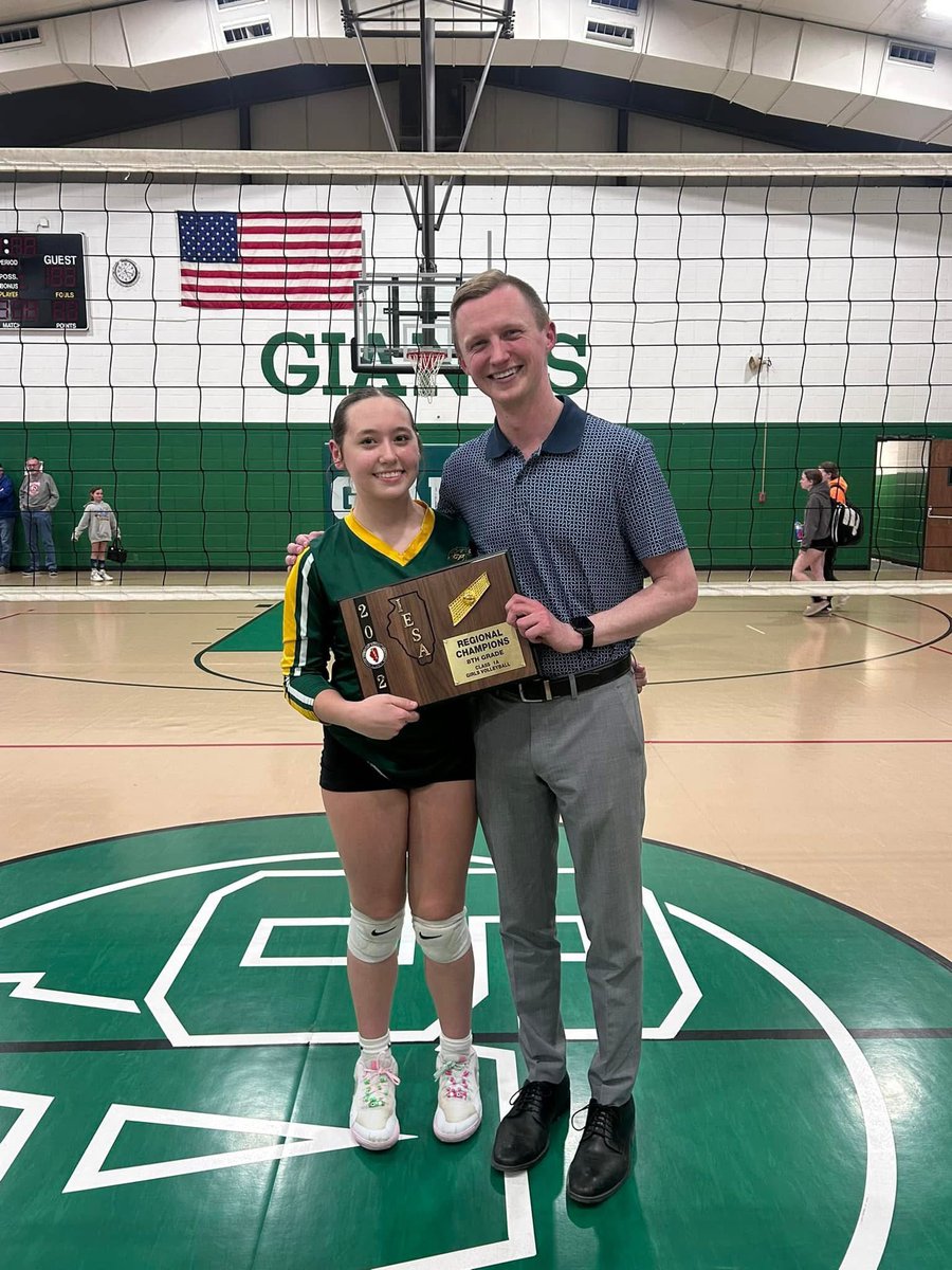 NevillsMr's tweet photo. We are headed back to State on Friday! Proud of these young ladies and love that they always include @JohnPalan and I for a group pic. Great athletes but even better humans. Let’s bring home a trophy! https://t.co/pbp0QqyLLd