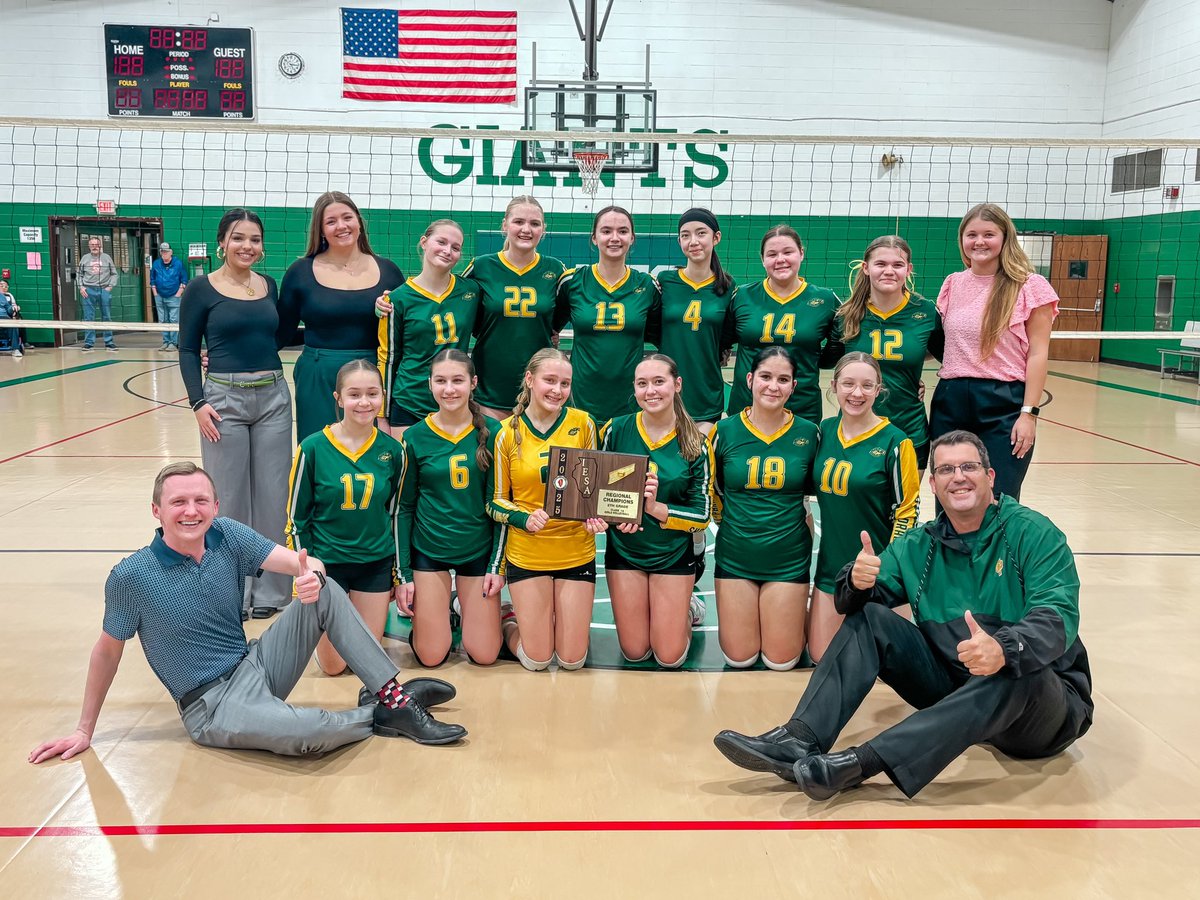 NevillsMr's tweet photo. We are headed back to State on Friday! Proud of these young ladies and love that they always include @JohnPalan and I for a group pic. Great athletes but even better humans. Let’s bring home a trophy! https://t.co/pbp0QqyLLd