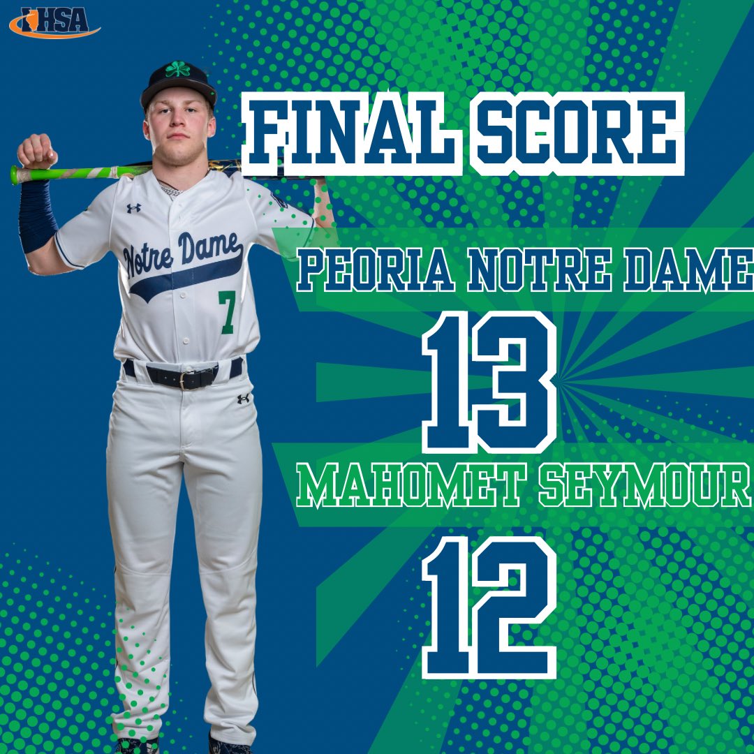 Irish pick up first win of the year on Opening Day against Number 23 ranked Mahomet Seymour. Final score 13-12. Back at it on Saturday at Heyworth. Roll Irish!☘️