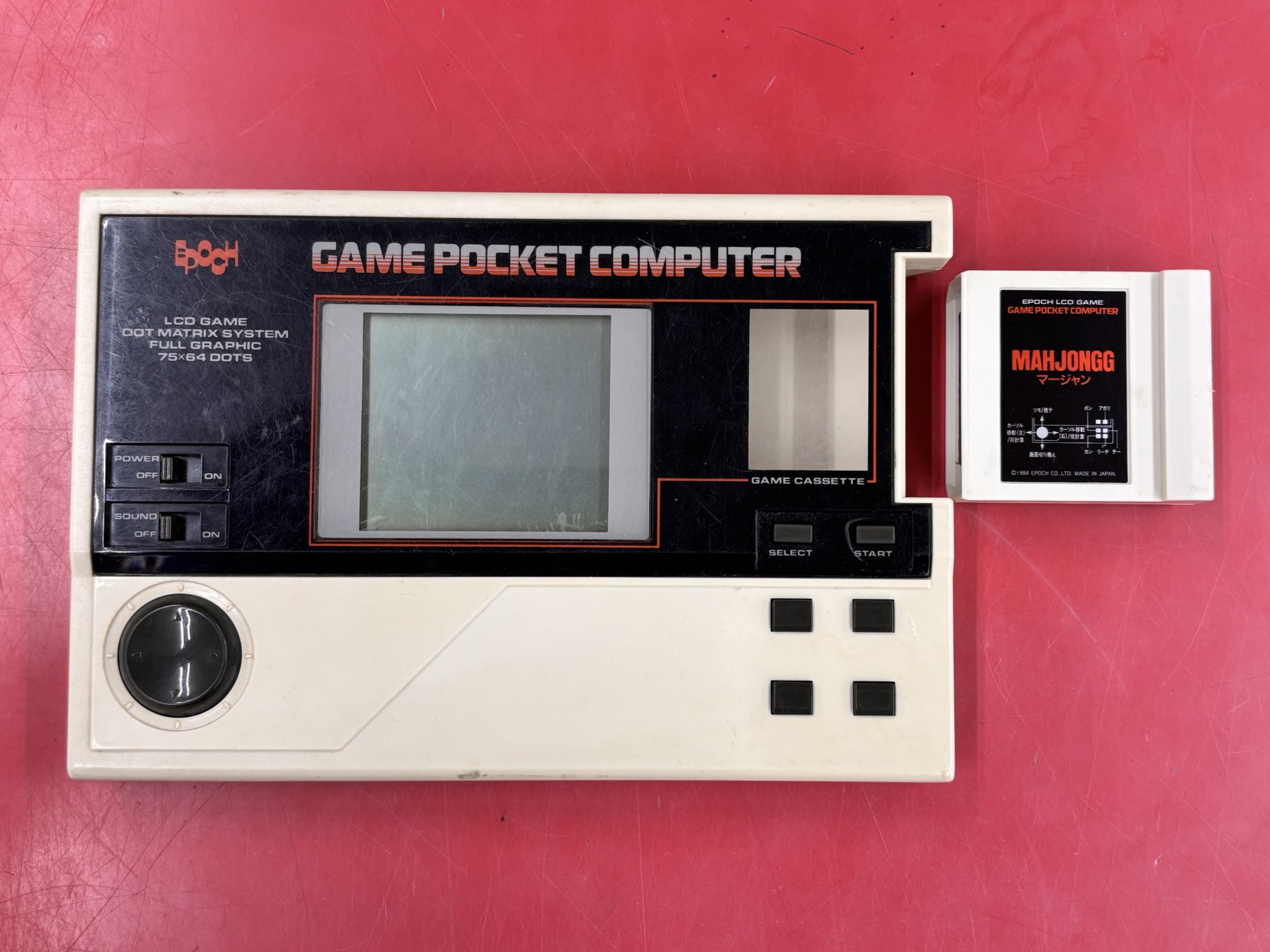 GAME POCKET COMPUTER 　ゲームポケコン ゲームボーイよりも先に世に出たロムカセット式携帯ゲーム機