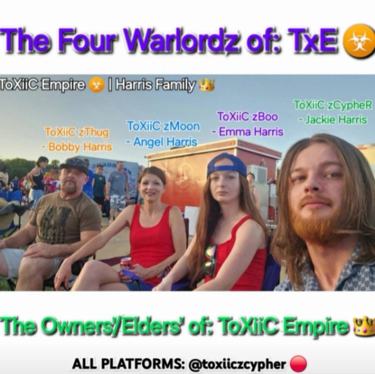 Happy St. Patrick's Day! 🍀🌈
    - TxE ☣️ | Harris Family 👑
<a href="/toxiiczmoon/">ToXiiC zMoon</a> <a href="/toxiiczthug/">ToXiiC zThug</a>
<a href="/toxiiczboo/">ToXiiC zBoo</a> <a href="/toxiiczcypher/">ToXiiC zCypheR</a>
--------------------------------
☆ (YouTube) ⬇️
youtube.com/@toxiiczcypher…
--------------------------------
☆ (Twitch TV) ⬇️
twitch.tv/toxiiczcypher