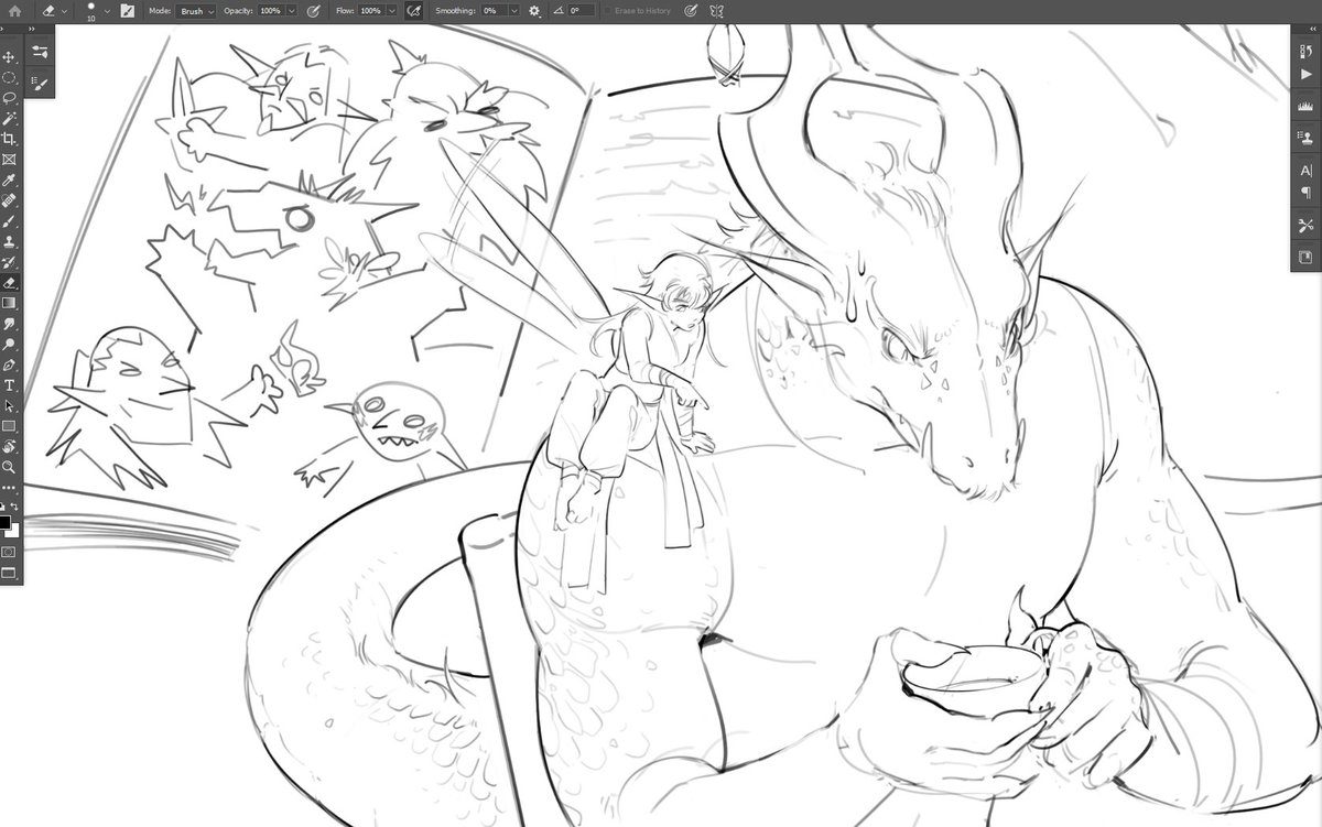 I love my dragon boy very much 💙
#DnD