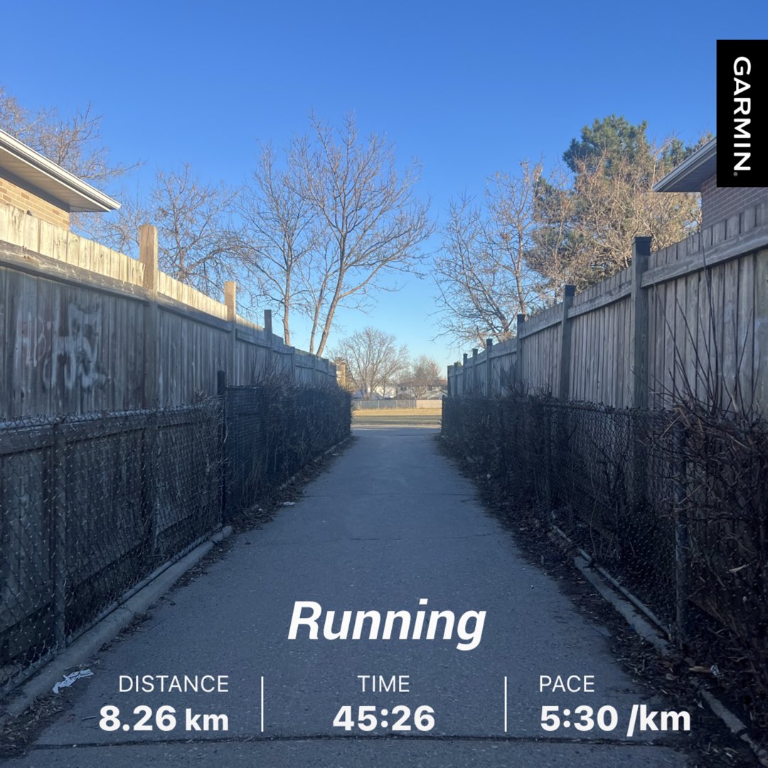 kunrup's tweet photo. Evening 8K. Getting some good time for running as the days getting longer. Cooler because of some wind. -3 degrees.
#brampton #positivity #positvevibes #activelifestyle #stayactive #staymotivated #runforfun #runforhealth #mondaymotivation #everydayrunner https://t.co/oRYt5EyC7M
