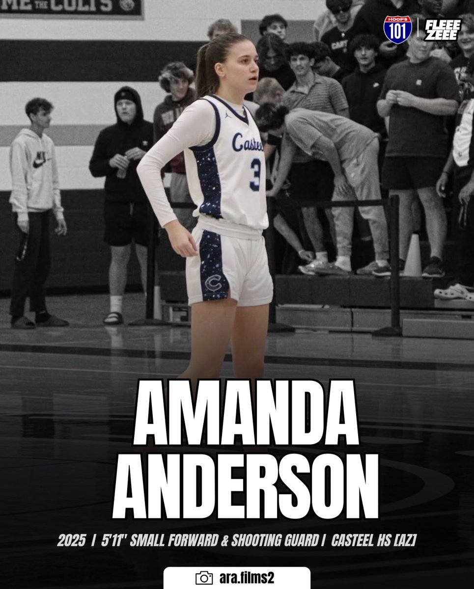 UNSIGNED: Amanda Anderson I 2025 I 5’11” Small Forward &amp; Shooting Guard I Casteel HS HS [AZ] <a href="/amanda_a32/">Amanda Anderson</a> 

📝Size, length, versatility, sees the floor well, and outside shooting. 

🎥: hudl.com/profile/171323…

💻College coaches can find Amanda’s contact info, bio, UGPA, potential