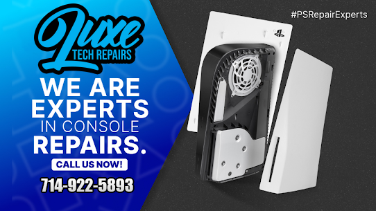 LuxeTechRepairs's tweet image. Experiencing issues with your PS5 HDMI port? 🎮✨ Luxe Tech Repair in Anaheim Hills, Orange County specializes in fast, reliable PS5 HDMI port repairs to get you back in the game! Don’t let a broken connection keep you from gaming. Contact us today! #PS5 #TechRepair #HDMIRepair