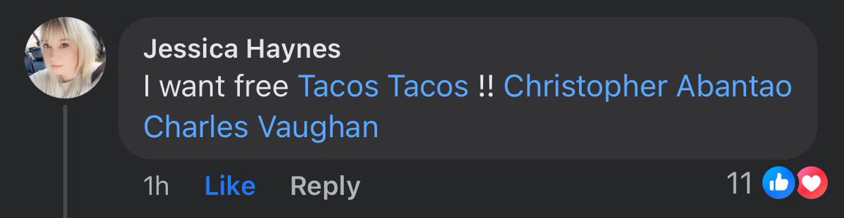 lunatheria's tweet photo. Pls go to this link and like my comment so I can enjoy free tacos. Pls and thank you. :) 

https://t.co/1KFLLYV49v https://t.co/GUqX4Rr1Zw