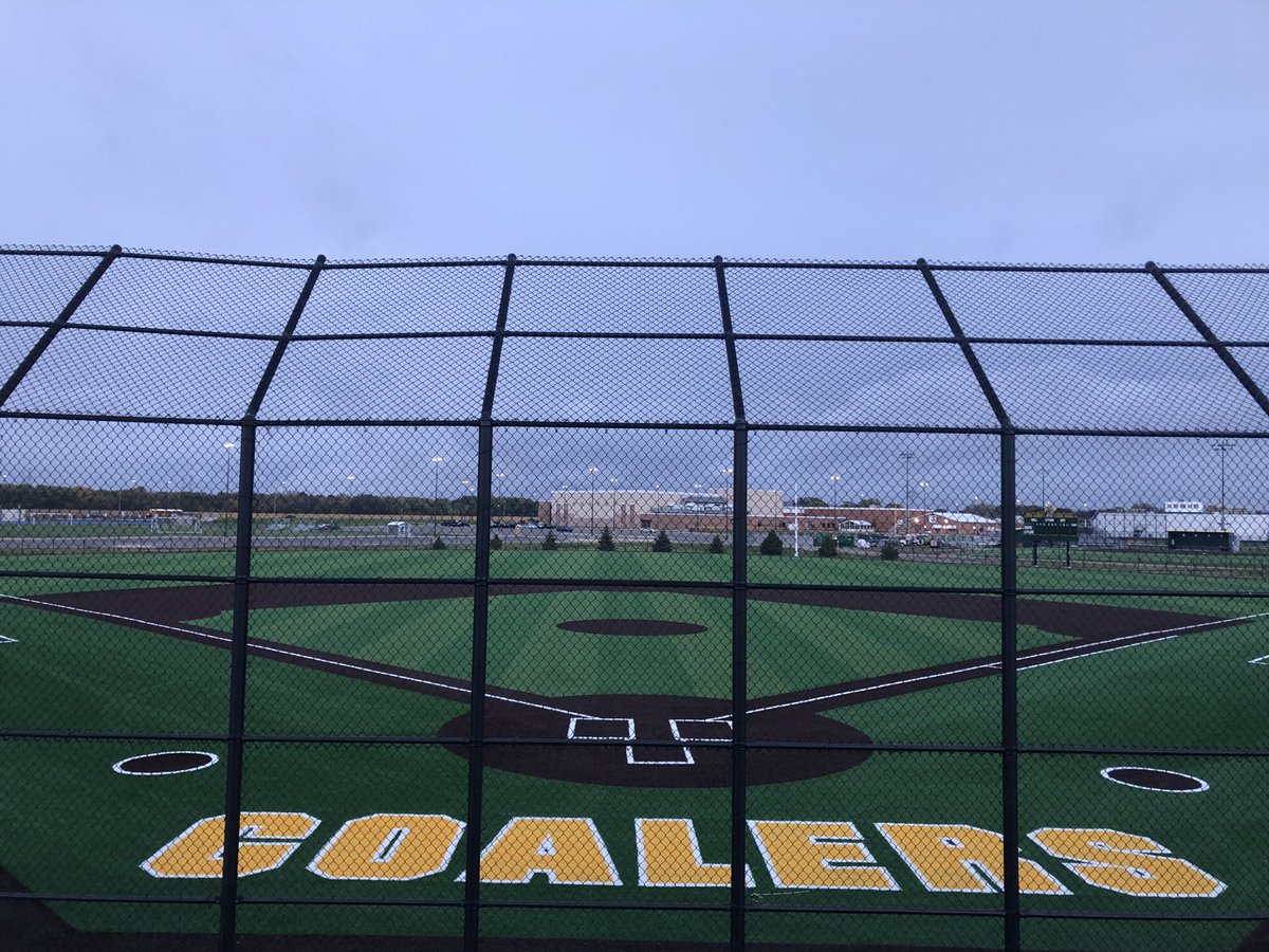 Coalers open new Cullick Field with 15-3/6 inn. win over Prairie Central. Wills 2IP, 3runs, 3hits, 4BB, 5Ks. Olson(W)4IP, 0runs, 2hits, 1BB, 7Ks. Cuddy3-5(3run homer)4RBI. McHugh2-4(triple)RBI. Young2-4(2dbls). Henline2-4(triple). Ladas 2-4. Doss, Berger2bl, Clark2bl, Olson2bl.
