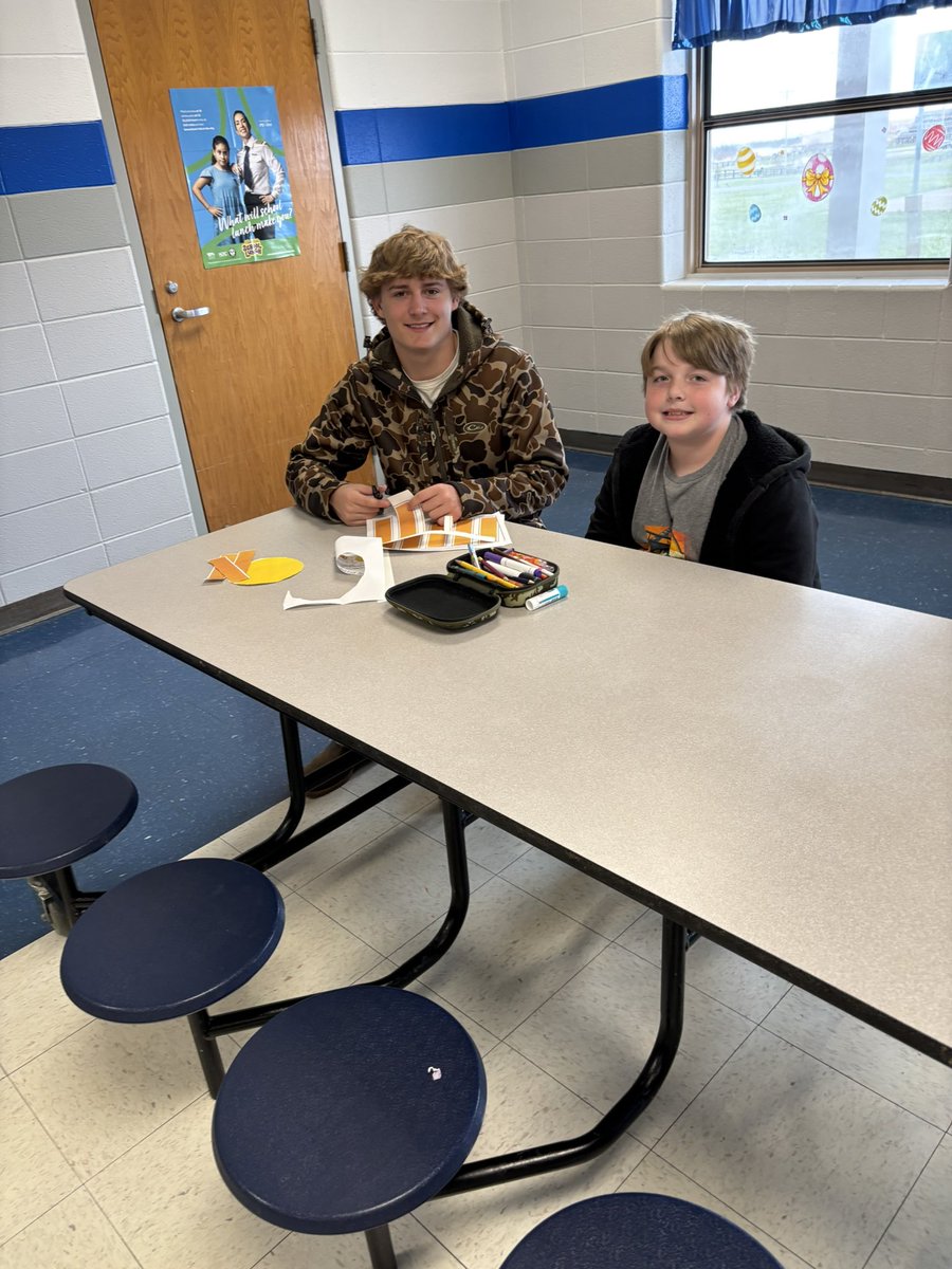 Camp Dick Robinson 3rd Graders had a special visit from their GCHS JAG pen pals today! After weeks of exchanging letters, they finally met in person and enjoyed an activity together. Can’t beat these smiles to start the week!📚✏️#buildingabrighterfuture