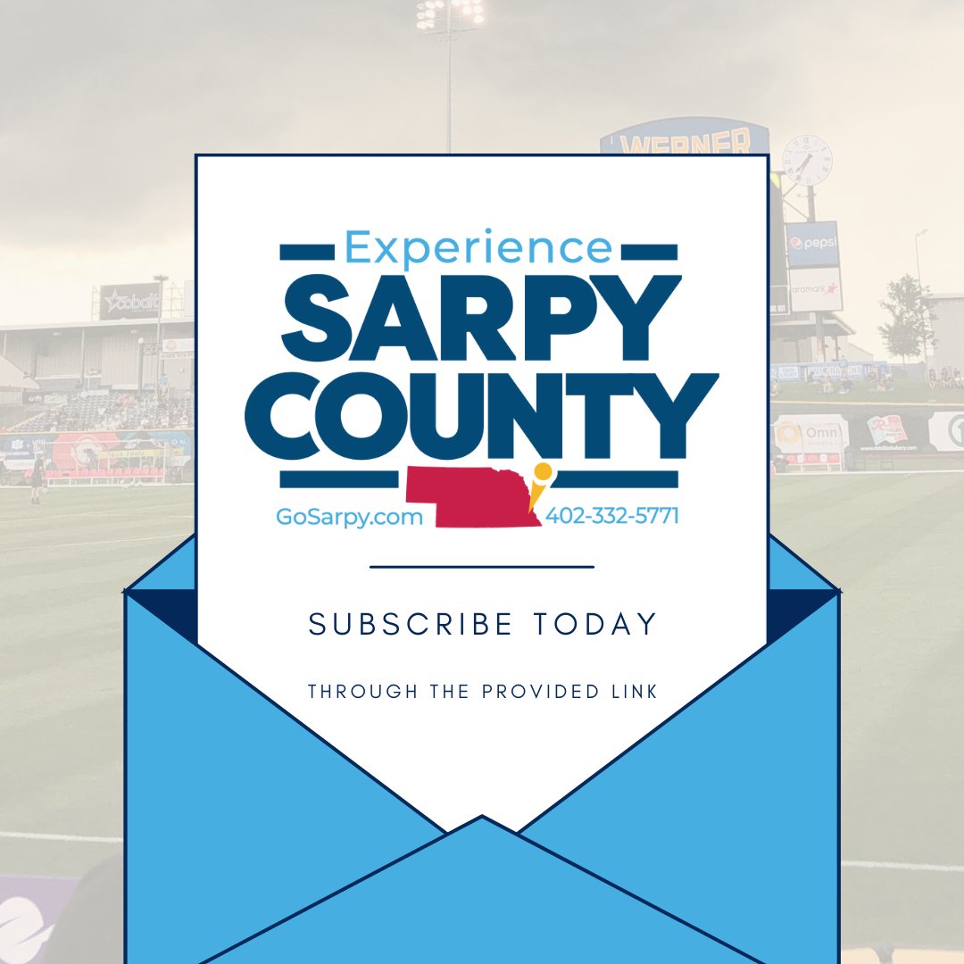 💌 New month, new newsletter! Subscribe to learn about   all things Sarpy and stay up to date better than ever before!   gosarpy.com/pages/enewslet…