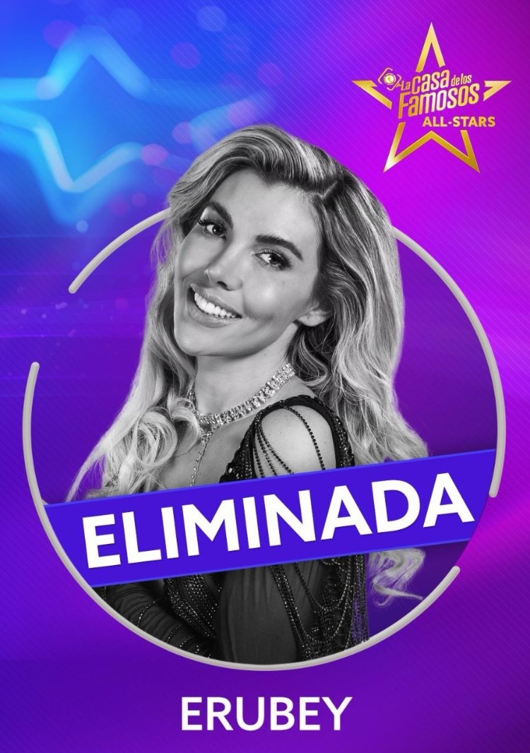 Sexta Eliminada es #Erubey
De #LCDLFAllStars 
Que opinas de su salida?
Estan Deacuerdo?
Los Leo 👀
Solo por <a href="/TLMDRealities/">Telemundo Realities</a> <a href="/LaJefaTLMD/">La Jefa</a>