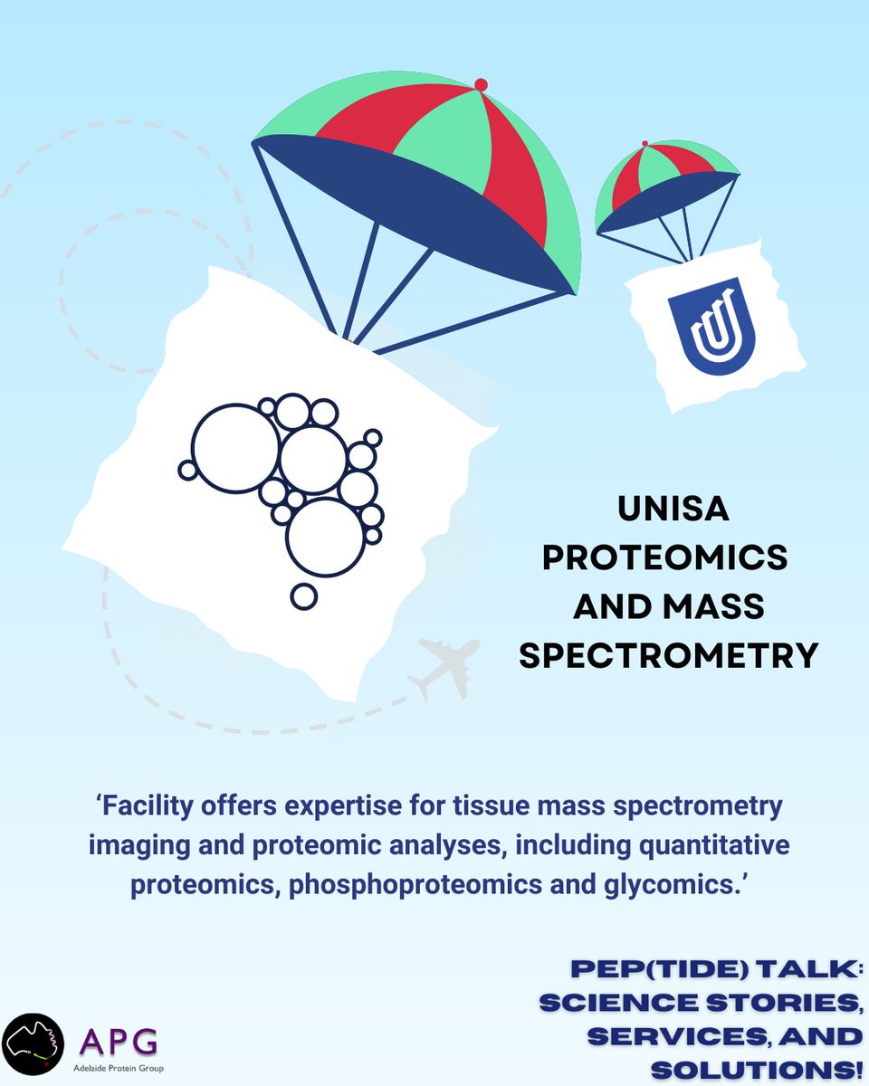 AdelaideProtein's tweet photo. 🧬Pep(tide) Talk: science stories, services and solutions! 

🥂Come along to connect with some of South Australia’s leading service providers in the biological sciences!!

@UniversitySA Mass Spectrometry and Proteomics and @UniofAdelaide BioBank https://t.co/9bZqeb5Ddi