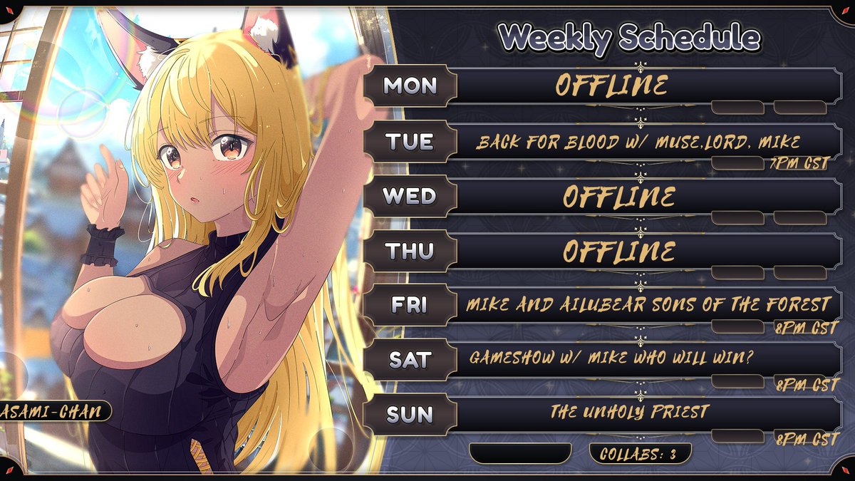 Multiple Collabs with Friends!! Lets have some fun this week! Saturday me and Mike will be hosting a Gameshow with others! The winner will get a $25 Steam gift card!