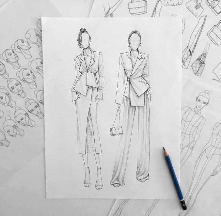 melodywhite74's tweet photo. Witness the magic of fashion design unfold through these sketches, each outfit is a blend of imagination and style. Which design speaks to you? #FashionWithAnna✨❄️ #SketchToStyle #InspireCreativity https://t.co/8wEYaN0ouJ