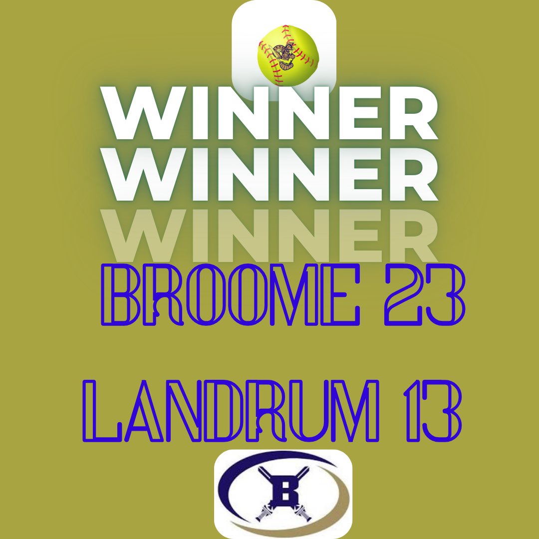 ⚔️Broome Softball ⚔️ tweet media