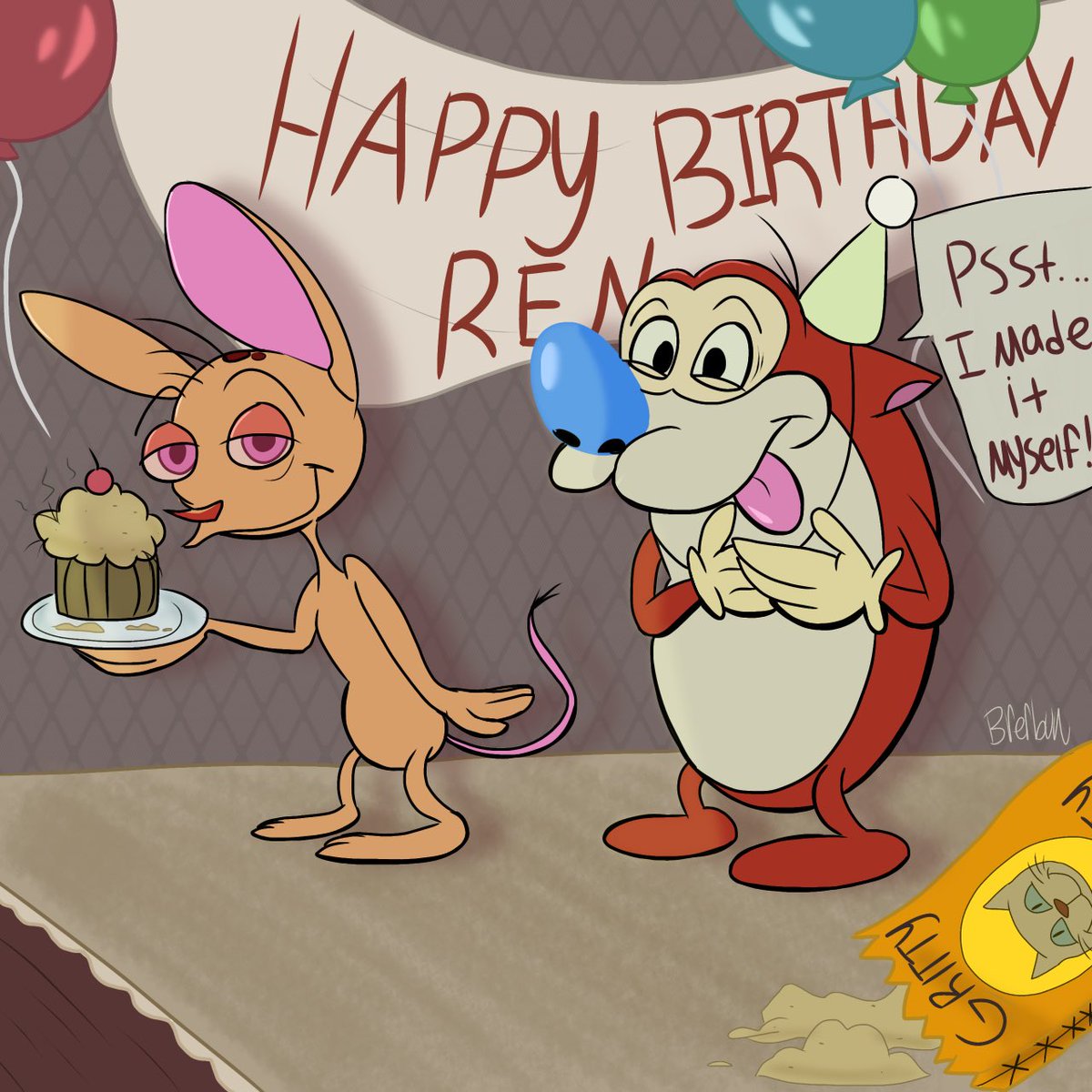 sodybastard's tweet image. Marge 17

#renandstimpy #renhoek #stimpy