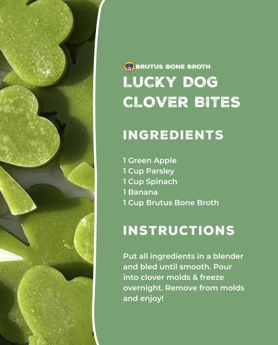 #StPatricksDay treats for your pup 🍀